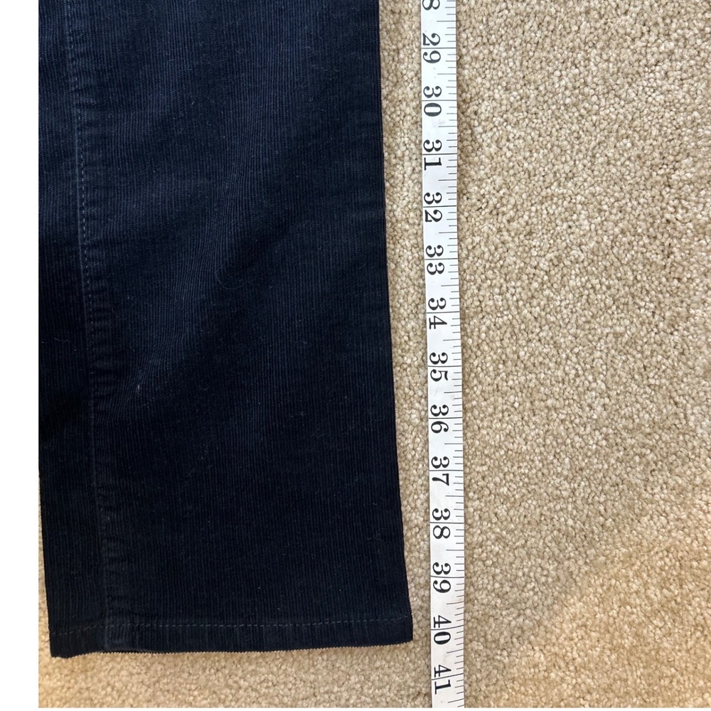 Loft Modern Straight Corduroy Pants Black Womens Size 4 / 27 NWT - Picture 7 of 12
